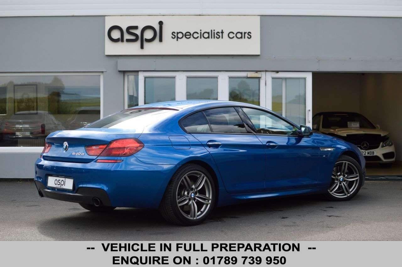 A 2018 BMW 6 SERIES GRAN COUPE 3.0 640d M Sport Saloon 4dr Diesel Auto Euro 6 (s/s) (313 ps) HEATED F/SEAT A 2018 BMW 6 SERIES GRAN COUPE 3.0 640d M Sport Saloon 4dr Diesel Auto Euro 6 (s/s) (313 ps) HEATED F/SEAT