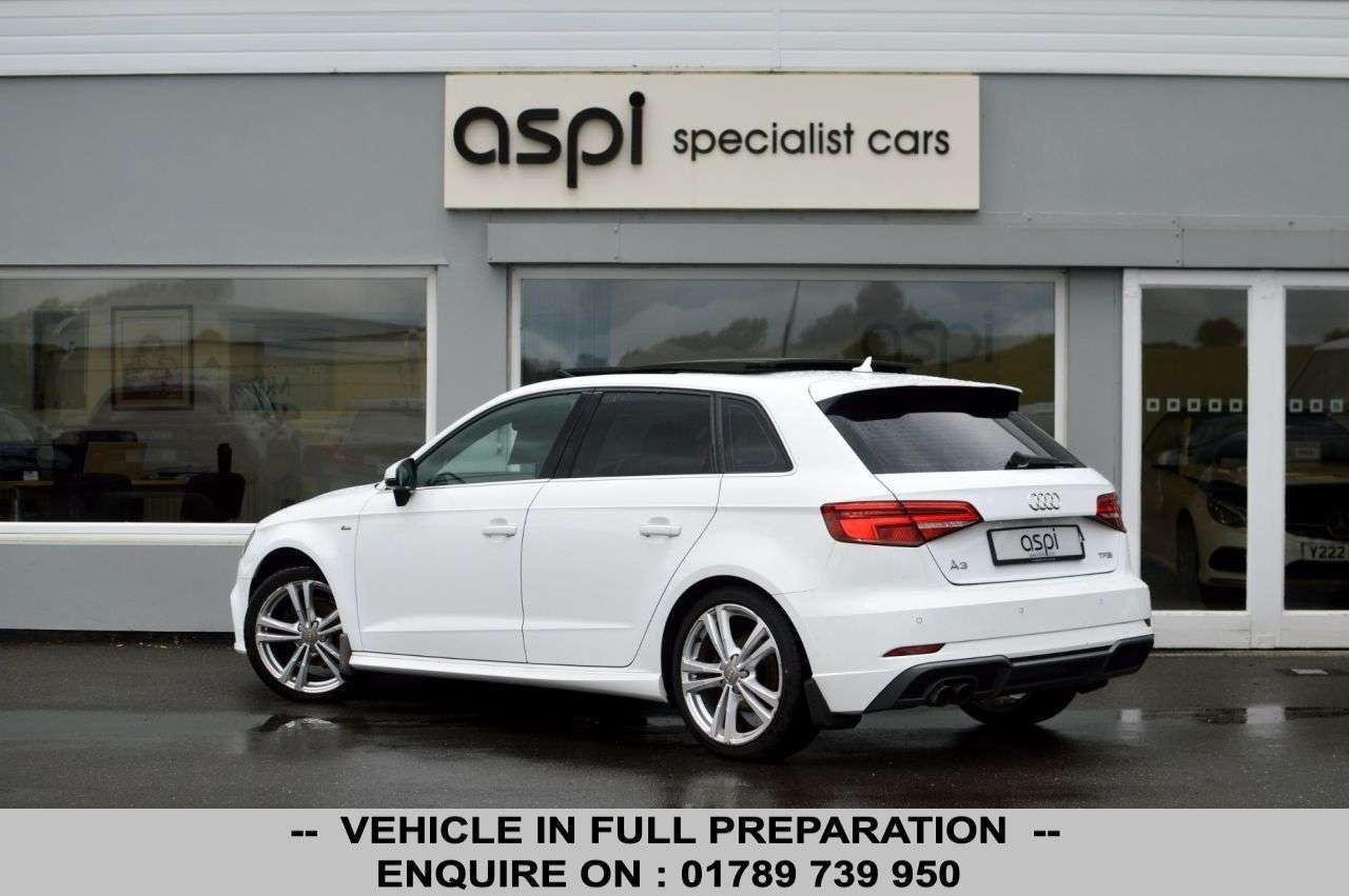 A 2018 AUDI A3 1.5 TFSI CoD S line Sportback 5dr Petrol S Tronic Euro 6 (s/s) (150 ps) FUL A 2018 AUDI A3 1.5 TFSI CoD S line Sportback 5dr Petrol S Tronic Euro 6 (s/s) (150 ps) FUL