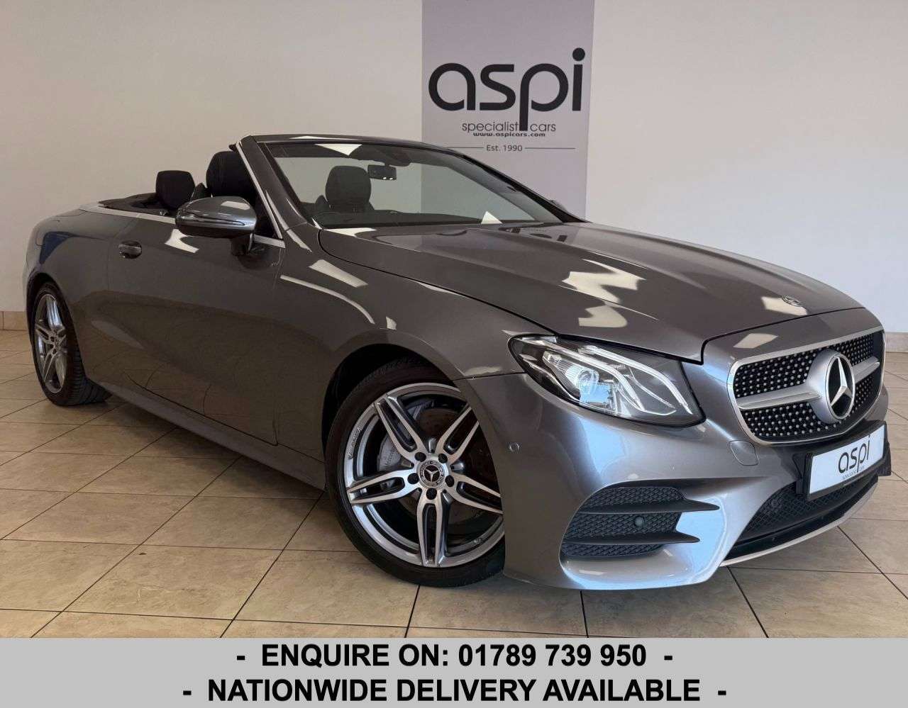 A 2019 MERCEDES-BENZ E CLASS 2.0 E220d AMG Line Cabriolet 2dr Diesel G-Tronic+ Euro 6 (s/s) (194 ps) AIR A 2019 MERCEDES-BENZ E CLASS 2.0 E220d AMG Line Cabriolet 2dr Diesel G-Tronic+ Euro 6 (s/s) (194 ps) AIR