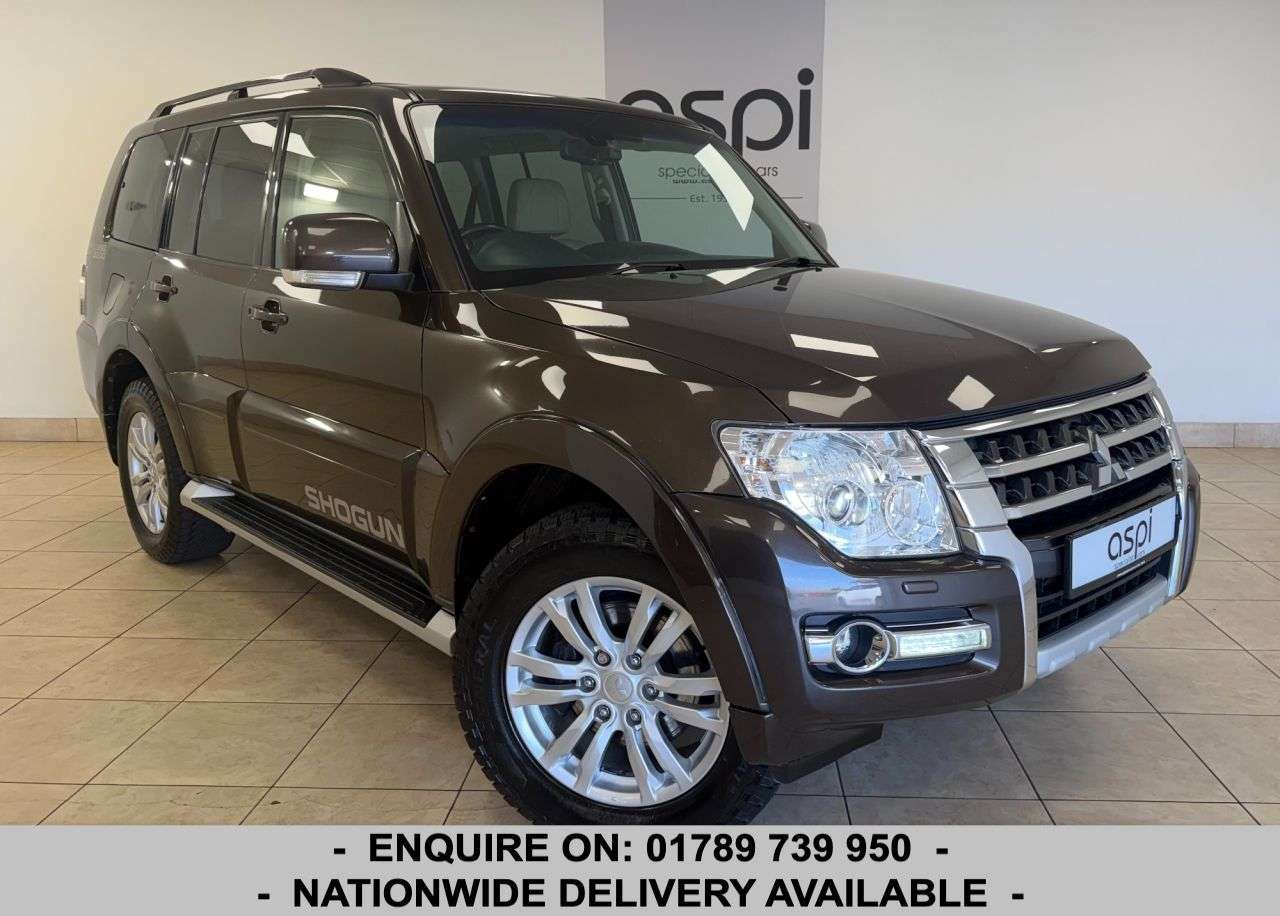 A 2017 MITSUBISHI SHOGUN 3.2 DI-DC SG3 SUV 5dr Diesel Auto 4WD Euro 6 LWB (187 ps) HEATED F/SEATS, B A 2017 MITSUBISHI SHOGUN 3.2 DI-DC SG3 SUV 5dr Diesel Auto 4WD Euro 6 LWB (187 ps) HEATED F/SEATS, B