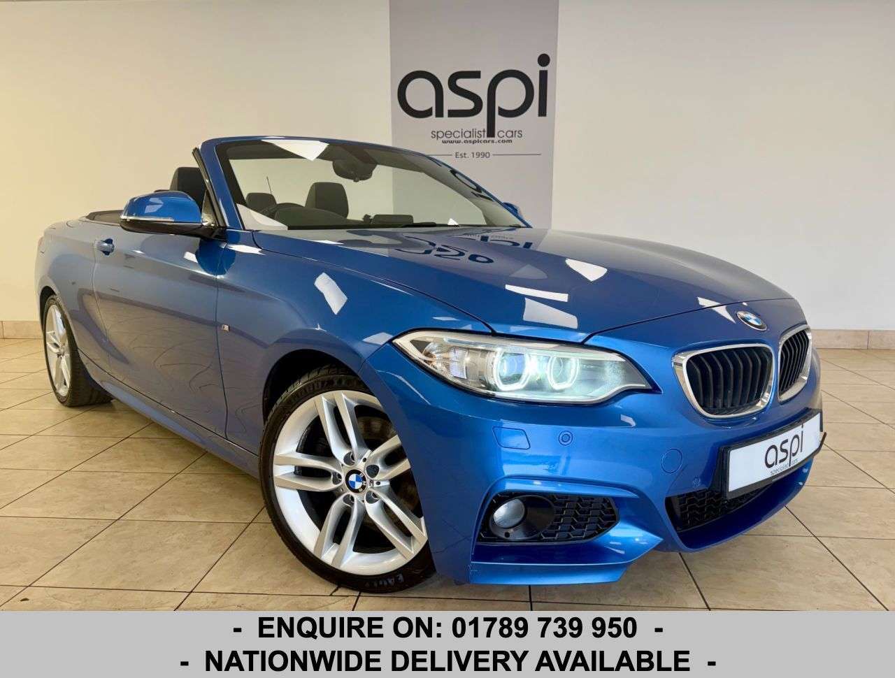 A 2016 BMW 2 SERIES 2.0 220i M Sport Convertible 2dr Petrol Manual Euro 6 (s/s) (184 ps) FULL D A 2016 BMW 2 SERIES 2.0 220i M Sport Convertible 2dr Petrol Manual Euro 6 (s/s) (184 ps) FULL D
