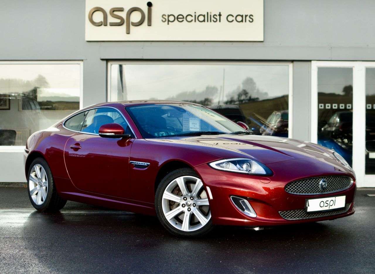 A 2013 JAGUAR XK 5.0 V8 Coupe 2dr Petrol Auto Euro 5 (385 ps) FULL DETAILS - WWW.ASPICARS.CO A 2013 JAGUAR XK 5.0 V8 Coupe 2dr Petrol Auto Euro 5 (385 ps) FULL DETAILS - WWW.ASPICARS.CO