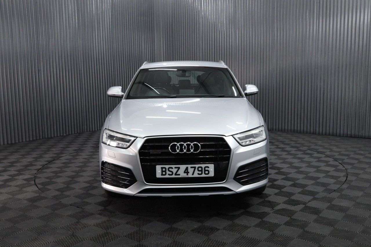 A 2015 AUDI Q3 2.0 TDI S line SUV 5dr Diesel Manual quattro Euro 6 (s/s) (150 ps) HALF LEA A 2015 AUDI Q3 2.0 TDI S line SUV 5dr Diesel Manual quattro Euro 6 (s/s) (150 ps) HALF LEA