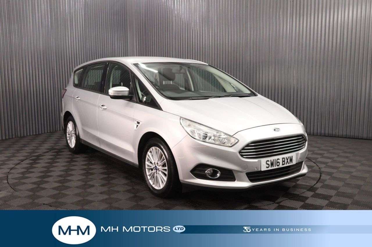 A 2016 FORD S-MAX 2.0 TDCi Zetec MPV 5dr Diesel Manual Euro 6 (120 ps) LONG MOT / SAT NAV / B A 2016 FORD S-MAX 2.0 TDCi Zetec MPV 5dr Diesel Manual Euro 6 (120 ps) LONG MOT / SAT NAV / B