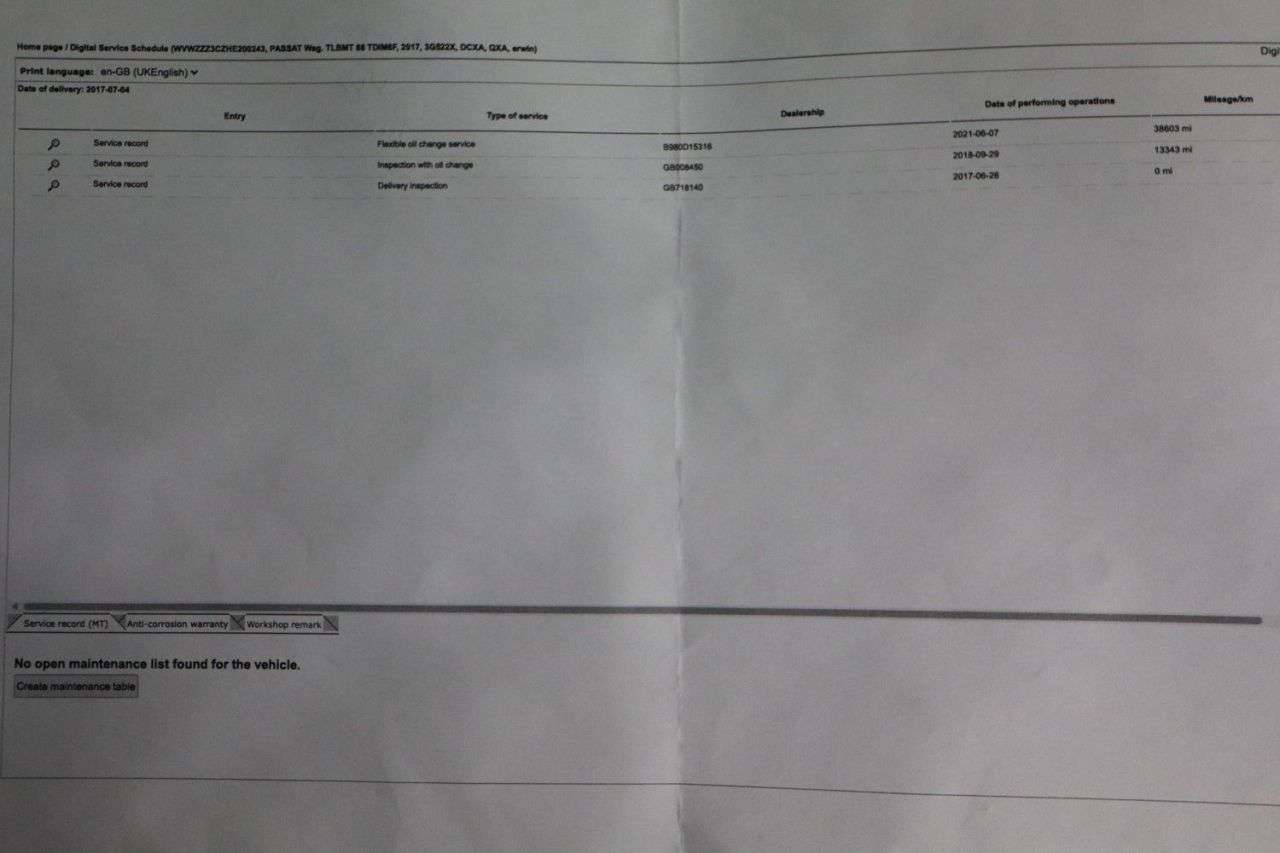 2017 VOLKSWAGEN PASSAT 2017 VOLKSWAGEN PASSAT