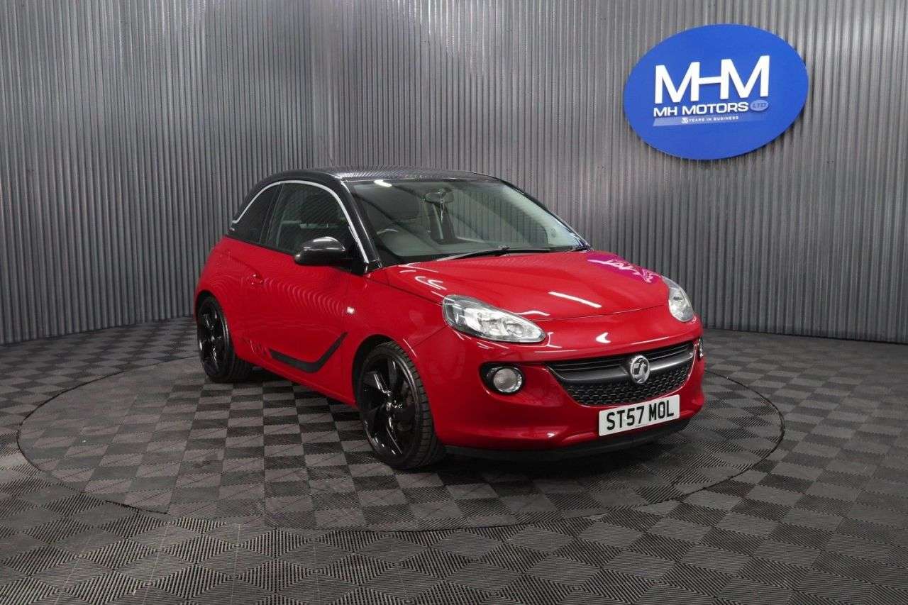 A 2017 VAUXHALL ADAM 1.4 16v SLAM Hatchback 3dr Petrol Manual Euro 5 (100 ps) LOW INSURANCE GROU A 2017 VAUXHALL ADAM 1.4 16v SLAM Hatchback 3dr Petrol Manual Euro 5 (100 ps) LOW INSURANCE GROU