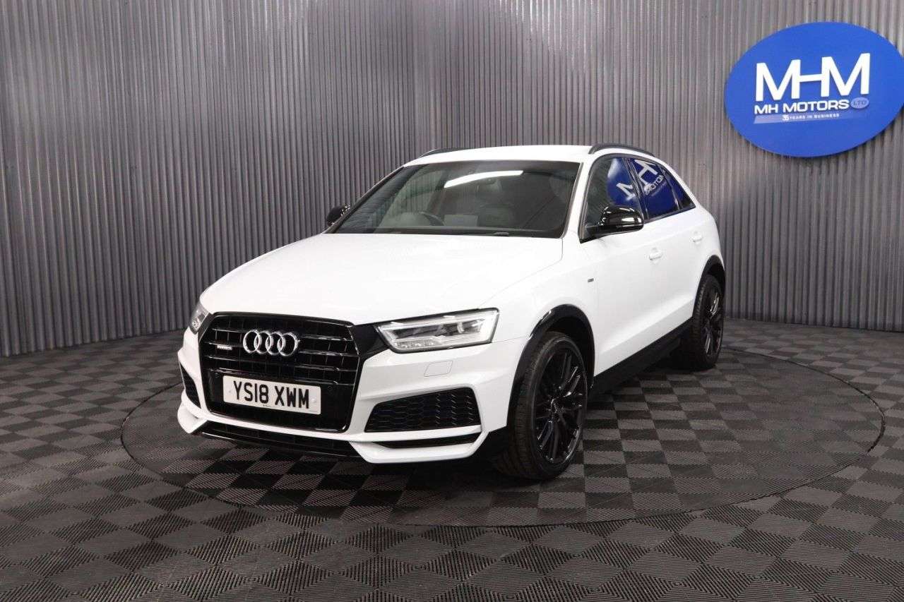 A 2018 AUDI Q3 2.0 TDI Black Edition SUV 5dr Diesel Manual quattro Euro 6 (s/s) (150 ps) H A 2018 AUDI Q3 2.0 TDI Black Edition SUV 5dr Diesel Manual quattro Euro 6 (s/s) (150 ps) H