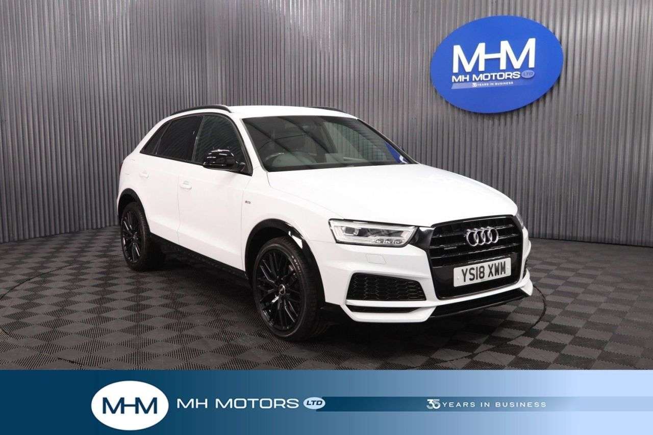 A 2018 AUDI Q3 2.0 TDI Black Edition SUV 5dr Diesel Manual quattro Euro 6 (s/s) (150 ps) H A 2018 AUDI Q3 2.0 TDI Black Edition SUV 5dr Diesel Manual quattro Euro 6 (s/s) (150 ps) H