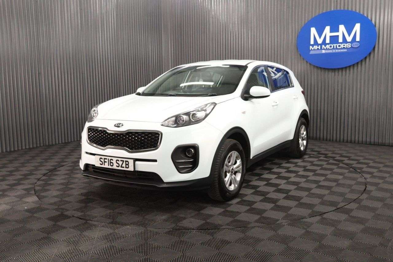 A 2016 KIA SPORTAGE 1.7 CRDi 1 SUV 5dr Diesel Manual Euro 6 (s/s) (114 bhp) LONG MOT / LOW ROAD A 2016 KIA SPORTAGE 1.7 CRDi 1 SUV 5dr Diesel Manual Euro 6 (s/s) (114 bhp) LONG MOT / LOW ROAD