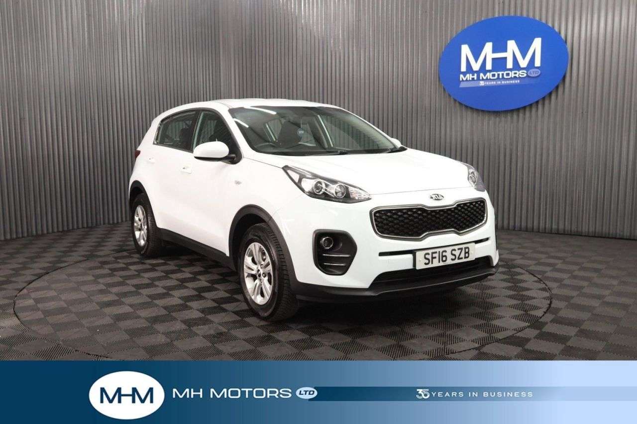 A 2016 KIA SPORTAGE 1.7 CRDi 1 SUV 5dr Diesel Manual Euro 6 (s/s) (114 bhp) LONG MOT / LOW ROAD A 2016 KIA SPORTAGE 1.7 CRDi 1 SUV 5dr Diesel Manual Euro 6 (s/s) (114 bhp) LONG MOT / LOW ROAD