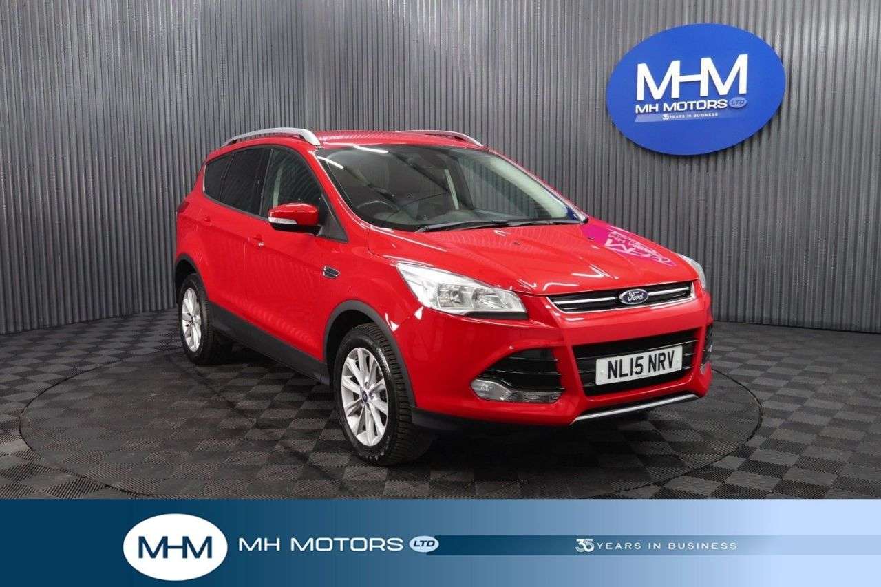 A 2015 FORD KUGA 2.0 TDCi Titanium SUV 5dr Diesel Manual 2WD Euro 6 (s/s) (150 ps) LONG MOT A 2015 FORD KUGA 2.0 TDCi Titanium SUV 5dr Diesel Manual 2WD Euro 6 (s/s) (150 ps) LONG MOT