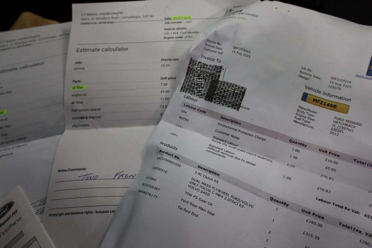 2012 FORD MONDEO 2012 FORD MONDEO