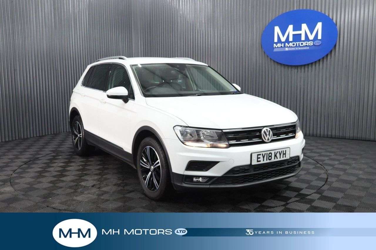 A 2018 VOLKSWAGEN TIGUAN 2.0 TDI SE Navigation SUV 5dr Diesel Manual Euro 6 (s/s) (150 ps) LONG MOT A 2018 VOLKSWAGEN TIGUAN 2.0 TDI SE Navigation SUV 5dr Diesel Manual Euro 6 (s/s) (150 ps) LONG MOT