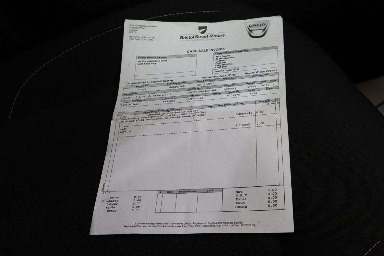 2020 DACIA LOGAN MCV 2020 DACIA LOGAN MCV