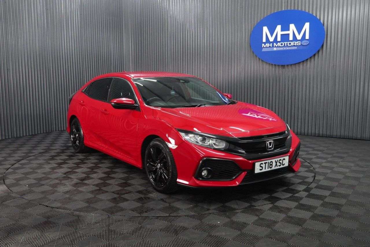 A 2018 HONDA CIVIC 1.0 VTEC Turbo SR Hatchback 5dr Petrol Manual Euro 6 (s/s) (126 ps) TOUCH S A 2018 HONDA CIVIC 1.0 VTEC Turbo SR Hatchback 5dr Petrol Manual Euro 6 (s/s) (126 ps) TOUCH S