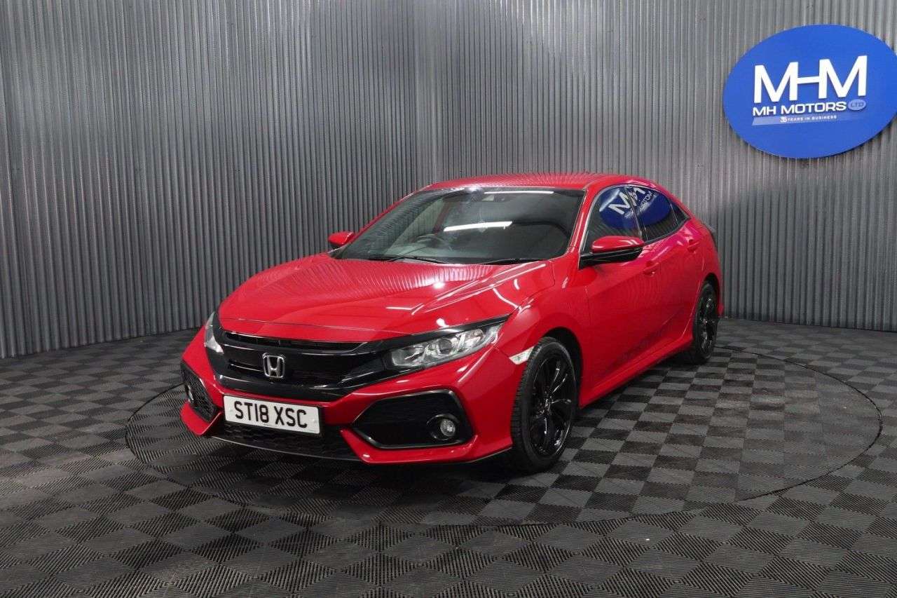 A 2018 HONDA CIVIC 1.0 VTEC Turbo SR Hatchback 5dr Petrol Manual Euro 6 (s/s) (126 ps) TOUCH S A 2018 HONDA CIVIC 1.0 VTEC Turbo SR Hatchback 5dr Petrol Manual Euro 6 (s/s) (126 ps) TOUCH S
