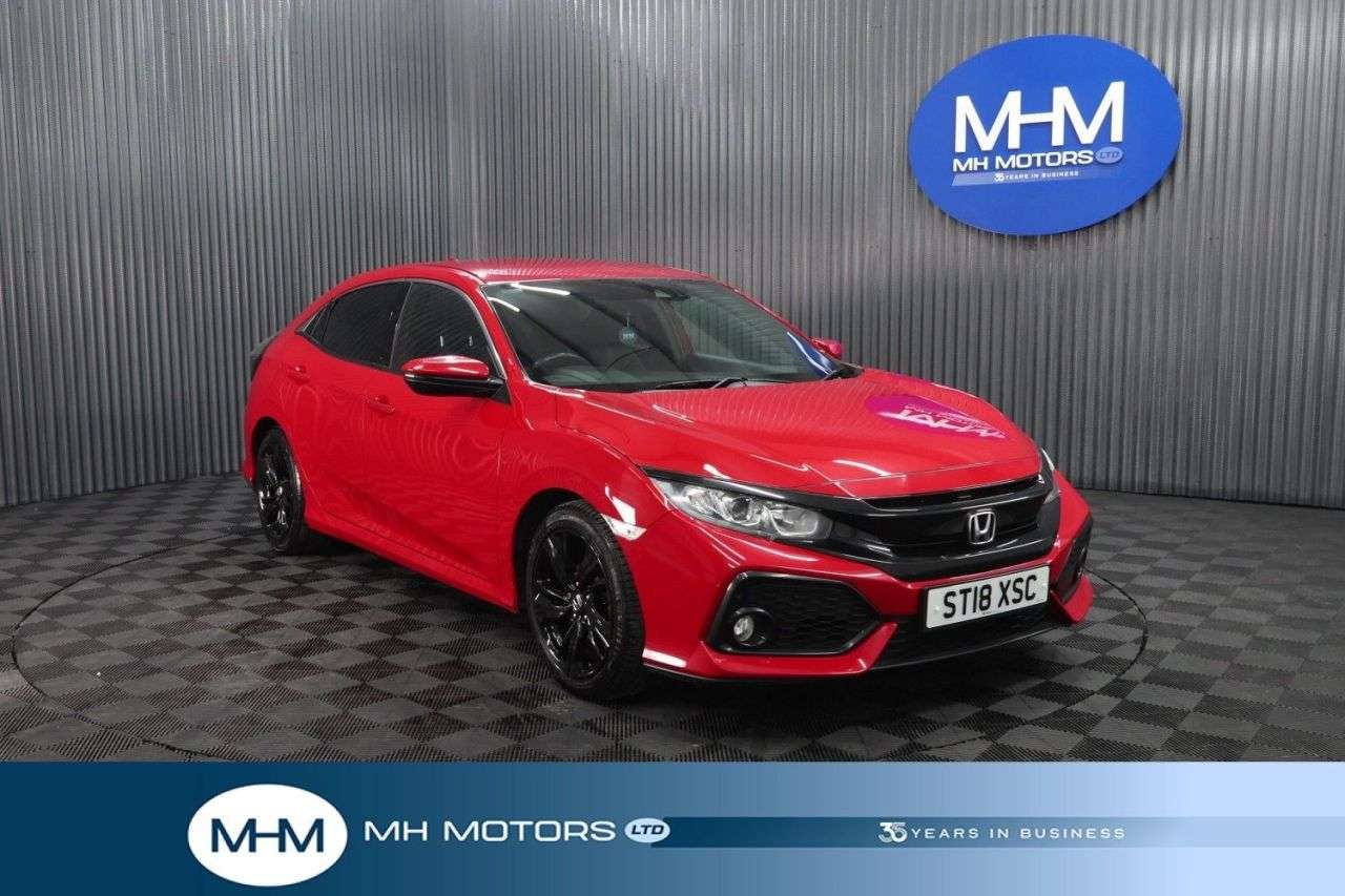 A 2018 HONDA CIVIC 1.0 VTEC Turbo SR Hatchback 5dr Petrol Manual Euro 6 (s/s) (126 ps) TOUCH S A 2018 HONDA CIVIC 1.0 VTEC Turbo SR Hatchback 5dr Petrol Manual Euro 6 (s/s) (126 ps) TOUCH S