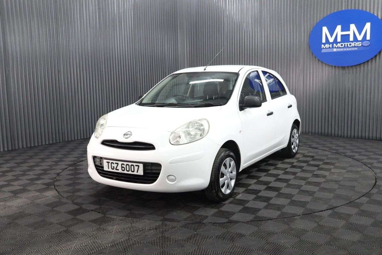 A 2013 NISSAN MICRA 1.2 12V Visia Hatchback 5dr Petrol Manual Euro 5 (80 ps) LONG MOT / £35 ROA A 2013 NISSAN MICRA 1.2 12V Visia Hatchback 5dr Petrol Manual Euro 5 (80 ps) LONG MOT / £35 ROA