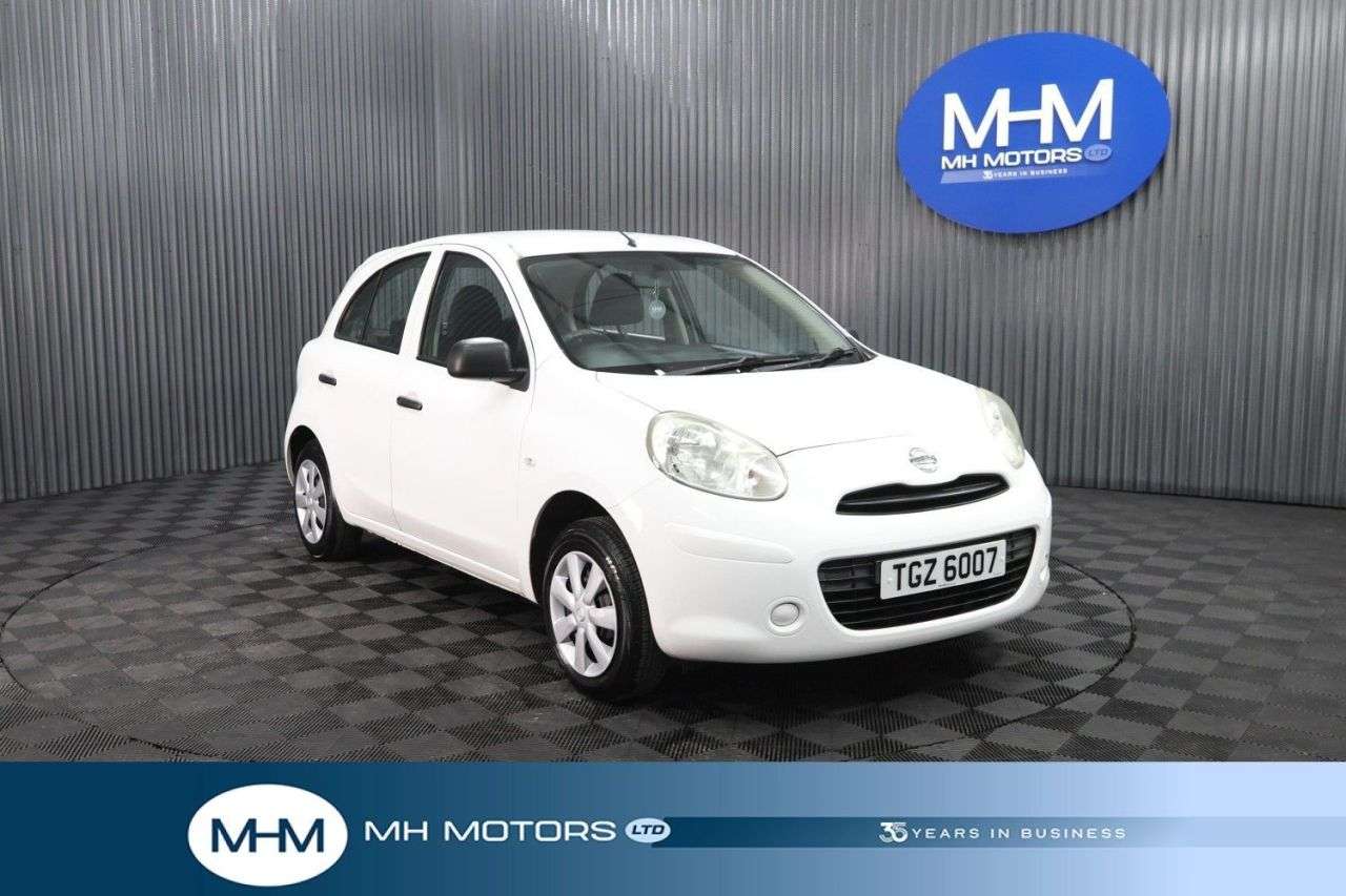A 2013 NISSAN MICRA 1.2 12V Visia Hatchback 5dr Petrol Manual Euro 5 (80 ps) LONG MOT / £35 ROA A 2013 NISSAN MICRA 1.2 12V Visia Hatchback 5dr Petrol Manual Euro 5 (80 ps) LONG MOT / £35 ROA