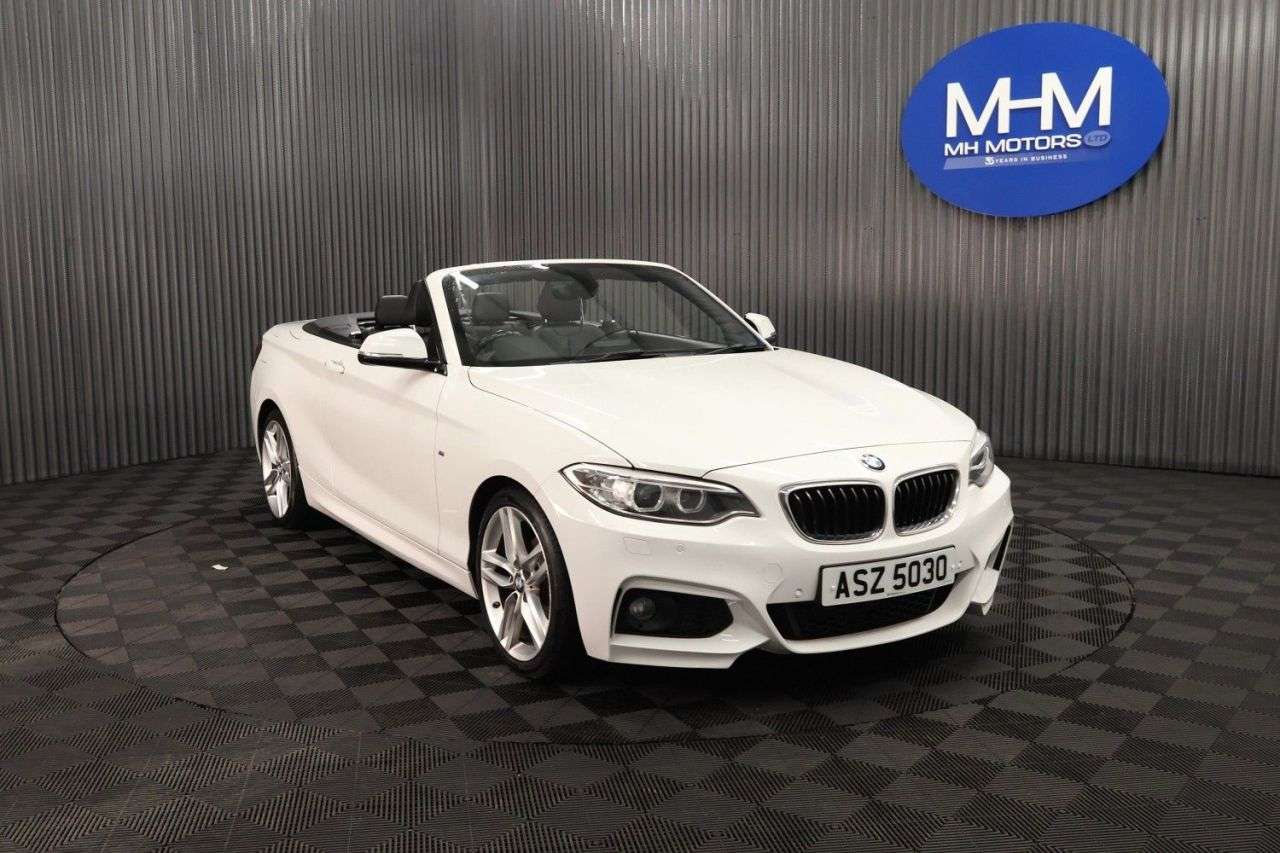 A 2017 BMW 2 SERIES 2.0 218d M Sport Convertible 2dr Diesel Manual Euro 6 (s/s) (150 ps) FULL S A 2017 BMW 2 SERIES 2.0 218d M Sport Convertible 2dr Diesel Manual Euro 6 (s/s) (150 ps) FULL S