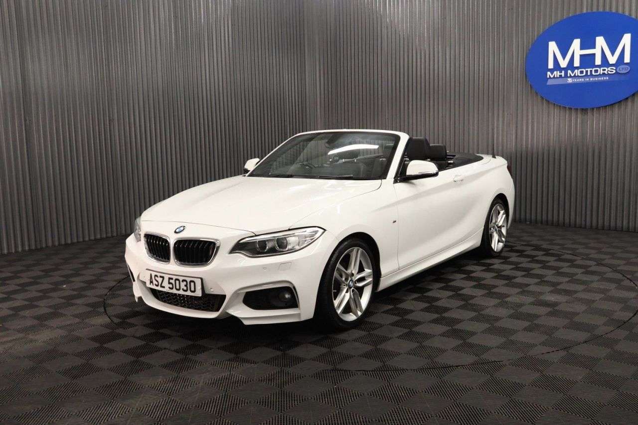 A 2017 BMW 2 SERIES 2.0 218d M Sport Convertible 2dr Diesel Manual Euro 6 (s/s) (150 ps) FULL S A 2017 BMW 2 SERIES 2.0 218d M Sport Convertible 2dr Diesel Manual Euro 6 (s/s) (150 ps) FULL S