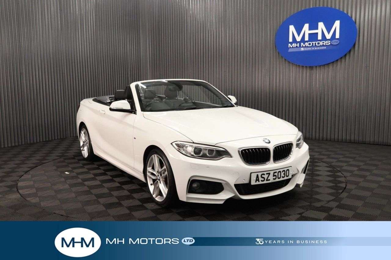 A 2017 BMW 2 SERIES 2.0 218d M Sport Convertible 2dr Diesel Manual Euro 6 (s/s) (150 ps) FULL S A 2017 BMW 2 SERIES 2.0 218d M Sport Convertible 2dr Diesel Manual Euro 6 (s/s) (150 ps) FULL S