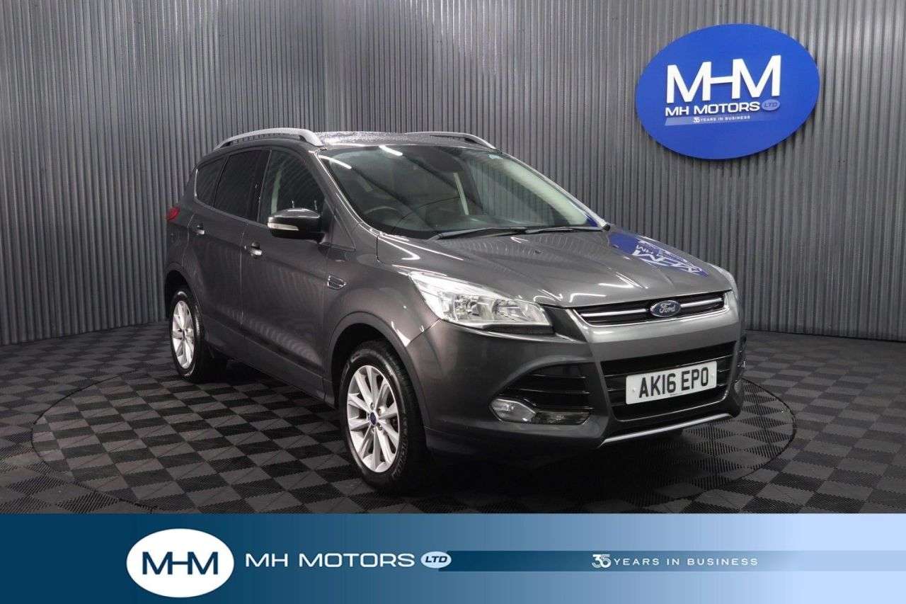 A 2016 FORD KUGA 2.0 TDCi Titanium SUV 5dr Diesel Manual 2WD Euro 6 (s/s) (150 ps) ECONOMICA A 2016 FORD KUGA 2.0 TDCi Titanium SUV 5dr Diesel Manual 2WD Euro 6 (s/s) (150 ps) ECONOMICA