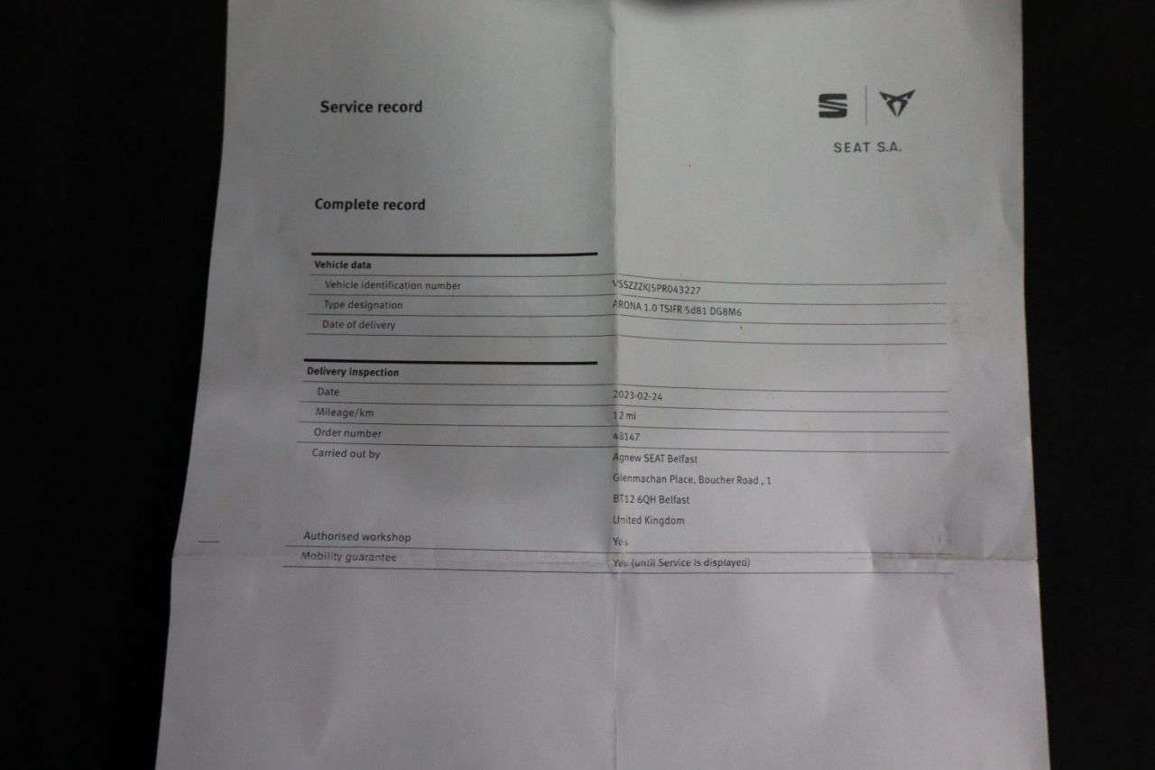 2023 SEAT ARONA 2023 SEAT ARONA