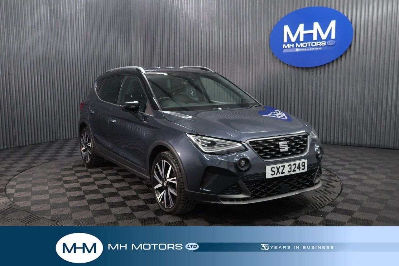 A 2023 SEAT ARONA 1.0 TSI FR Edition SUV 5dr Petrol Manual Euro 6 (s/s) (110 ps) LONG MOT / L A 2023 SEAT ARONA 1.0 TSI FR Edition SUV 5dr Petrol Manual Euro 6 (s/s) (110 ps) LONG MOT / L