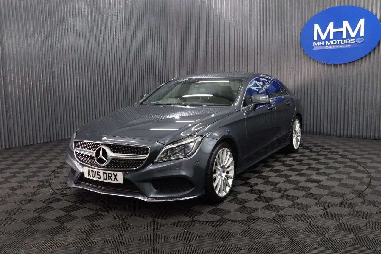 A 2015 MERCEDES-BENZ CLS CLASS 2.1 CLS220 BlueTEC AMG Line Coupe 4dr Diesel G-Tronic+ Euro 6 (s/s) (177 ps A 2015 MERCEDES-BENZ CLS CLASS 2.1 CLS220 BlueTEC AMG Line Coupe 4dr Diesel G-Tronic+ Euro 6 (s/s) (177 ps