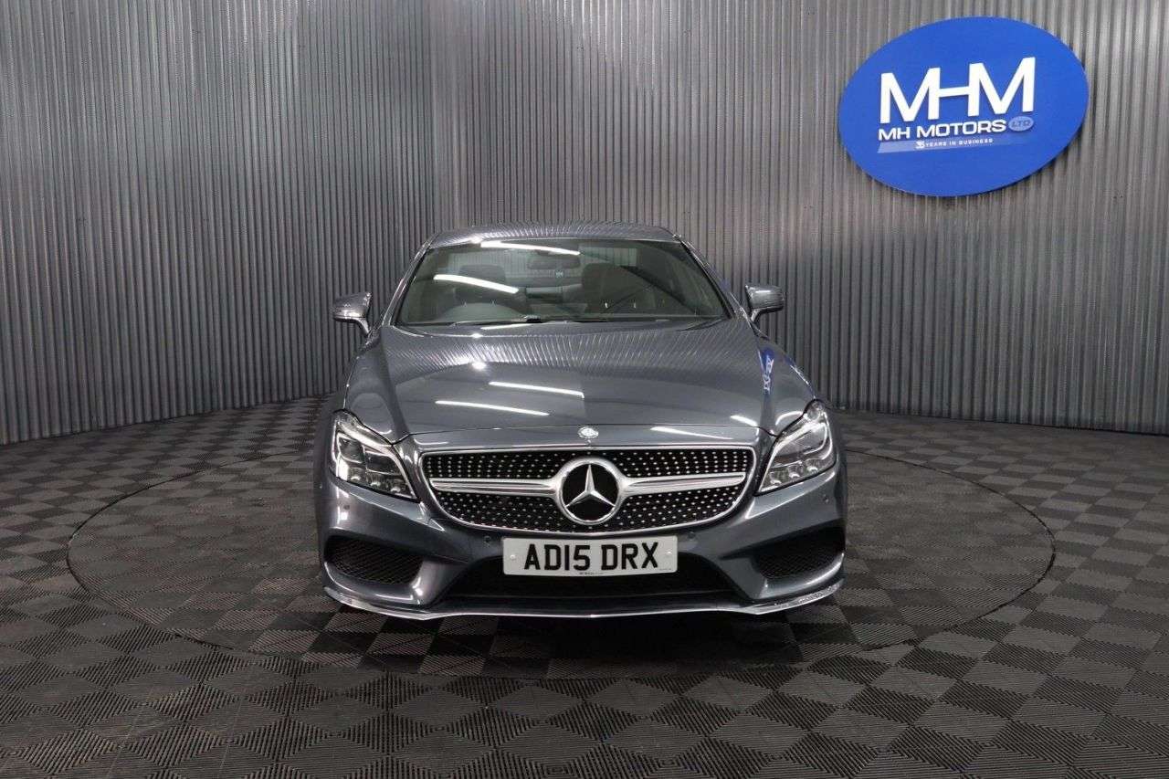 A 2015 MERCEDES-BENZ CLS CLASS 2.1 CLS220 BlueTEC AMG Line Coupe 4dr Diesel G-Tronic+ Euro 6 (s/s) (177 ps A 2015 MERCEDES-BENZ CLS CLASS 2.1 CLS220 BlueTEC AMG Line Coupe 4dr Diesel G-Tronic+ Euro 6 (s/s) (177 ps