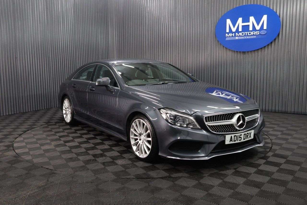 A 2015 MERCEDES-BENZ CLS CLASS 2.1 CLS220 BlueTEC AMG Line Coupe 4dr Diesel G-Tronic+ Euro 6 (s/s) (177 ps A 2015 MERCEDES-BENZ CLS CLASS 2.1 CLS220 BlueTEC AMG Line Coupe 4dr Diesel G-Tronic+ Euro 6 (s/s) (177 ps