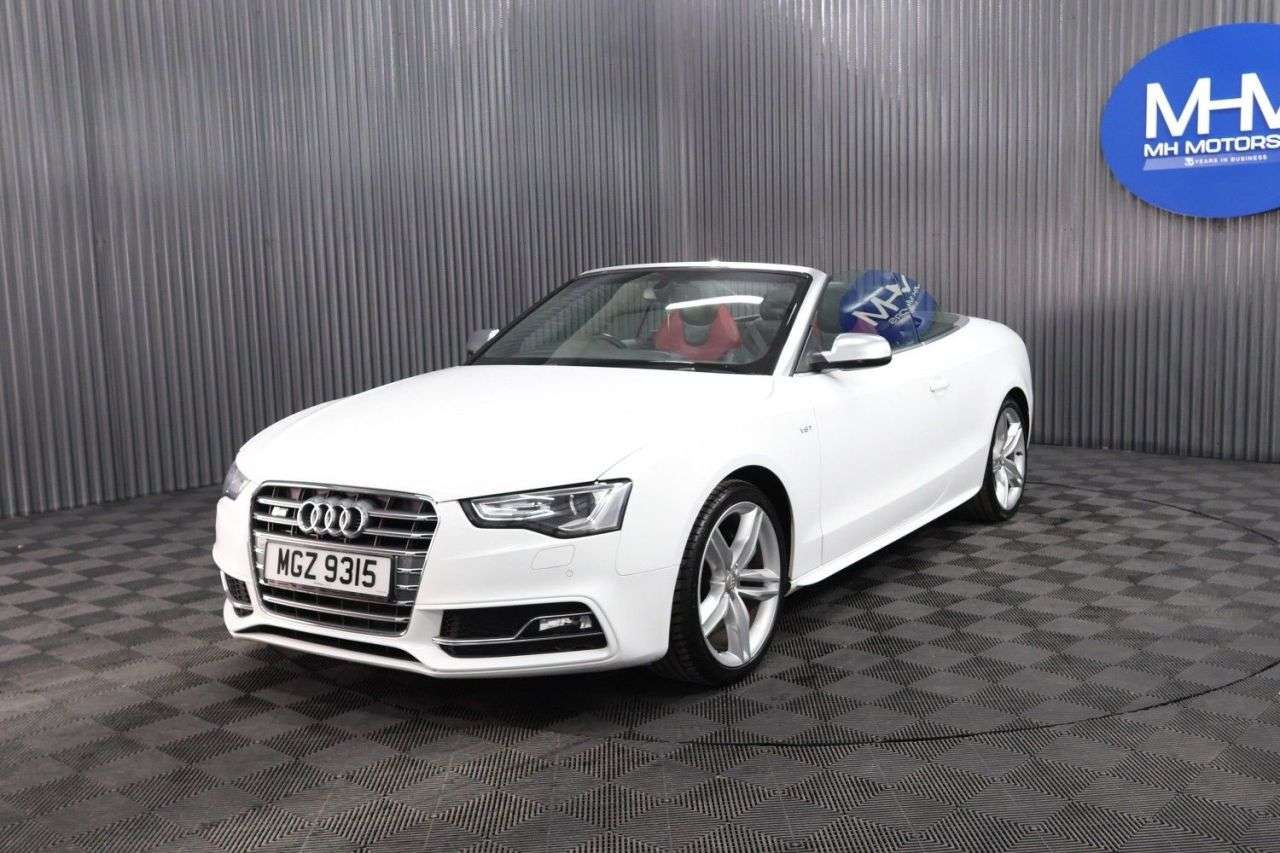A 2016 AUDI S5 3.0 TFSI V6 Cabriolet 2dr Petrol S Tronic quattro Euro 6 (s/s) (333 ps) INC A 2016 AUDI S5 3.0 TFSI V6 Cabriolet 2dr Petrol S Tronic quattro Euro 6 (s/s) (333 ps) INC