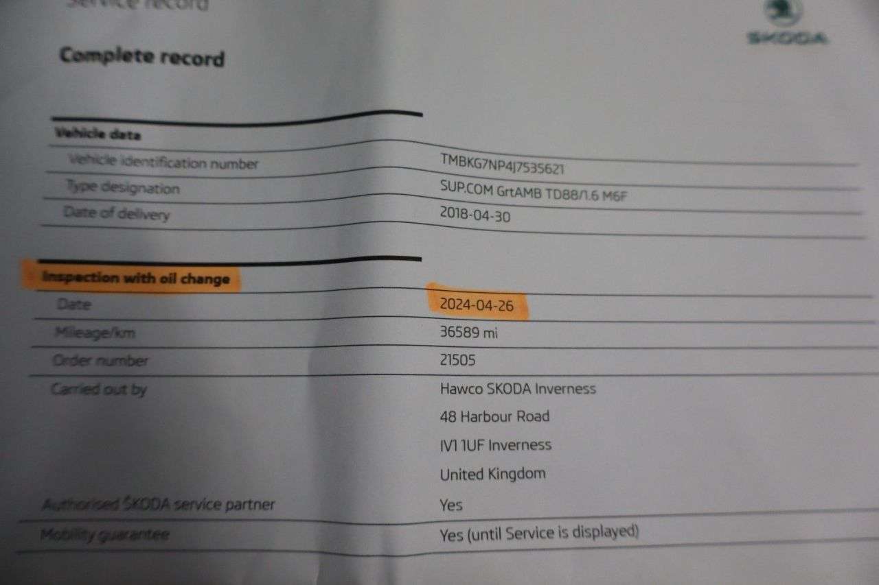 2018 SKODA SUPERB 2018 SKODA SUPERB