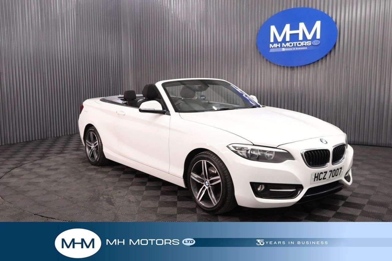 A 2016 BMW 2 SERIES 2.0 220d Sport Convertible 2dr Diesel Manual Euro 6 (s/s) (190 ps) CONVERTI A 2016 BMW 2 SERIES 2.0 220d Sport Convertible 2dr Diesel Manual Euro 6 (s/s) (190 ps) CONVERTI
