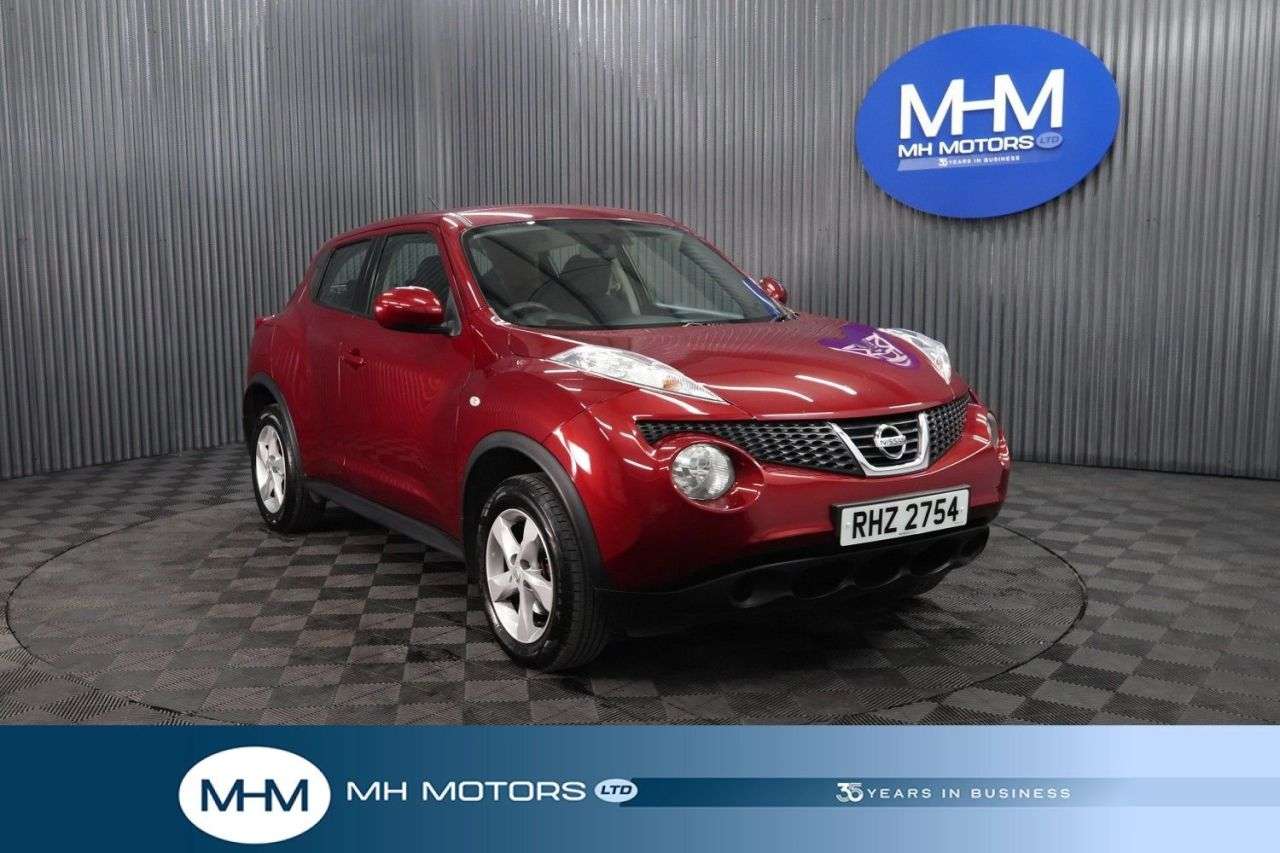 A 2013 NISSAN JUKE 1.6 Visia SUV 5dr Petrol Manual Euro 5 (94 ps) LONG MOT / LOWER GROUP 13 IN A 2013 NISSAN JUKE 1.6 Visia SUV 5dr Petrol Manual Euro 5 (94 ps) LONG MOT / LOWER GROUP 13 IN