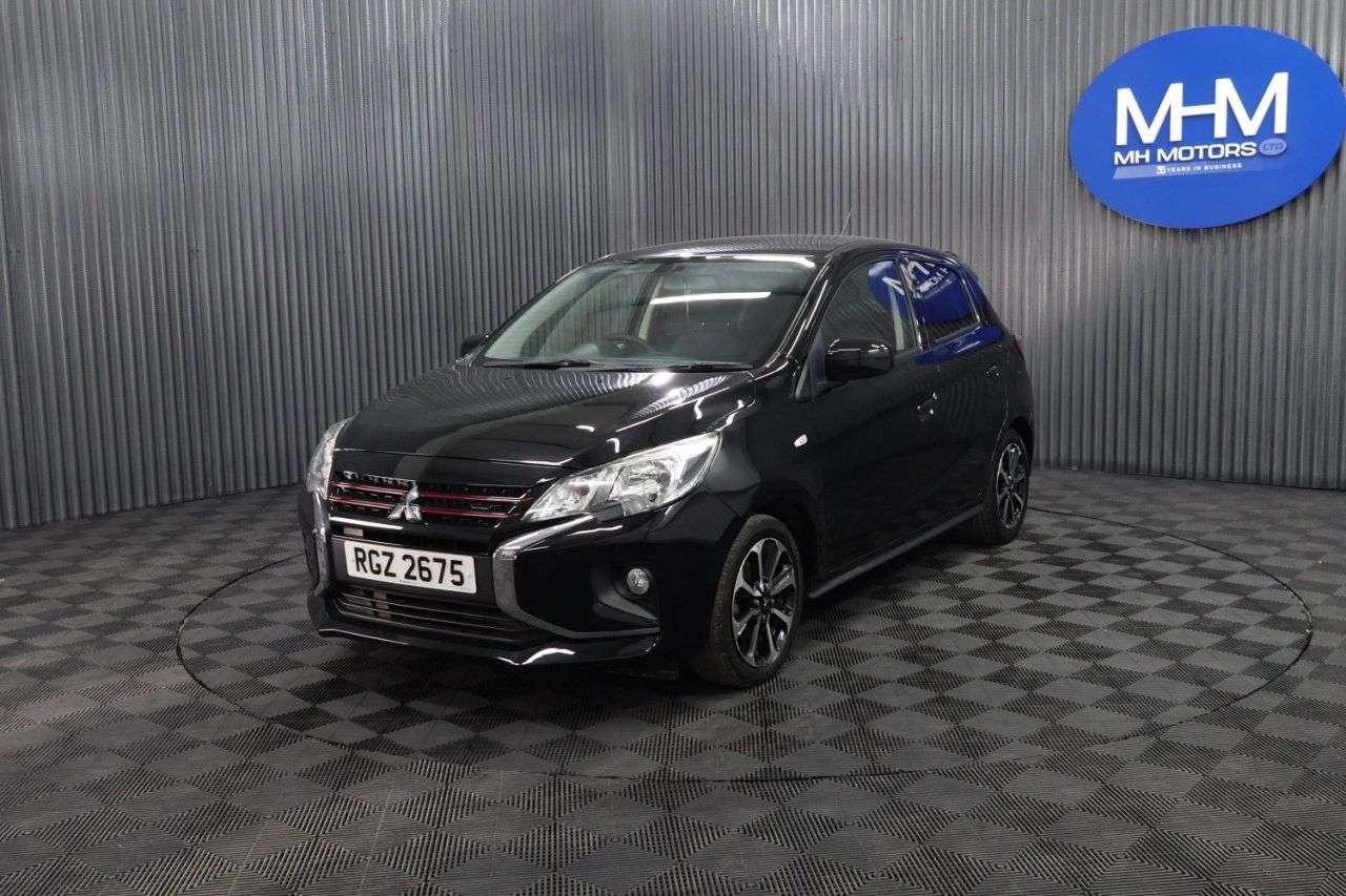 A 2020 MITSUBISHI MIRAGE 1.2 Design Hatchback 5dr Petrol CVT Euro 6 (s/s) (79 ps) LONG MOT / LOW MIL A 2020 MITSUBISHI MIRAGE 1.2 Design Hatchback 5dr Petrol CVT Euro 6 (s/s) (79 ps) LONG MOT / LOW MIL