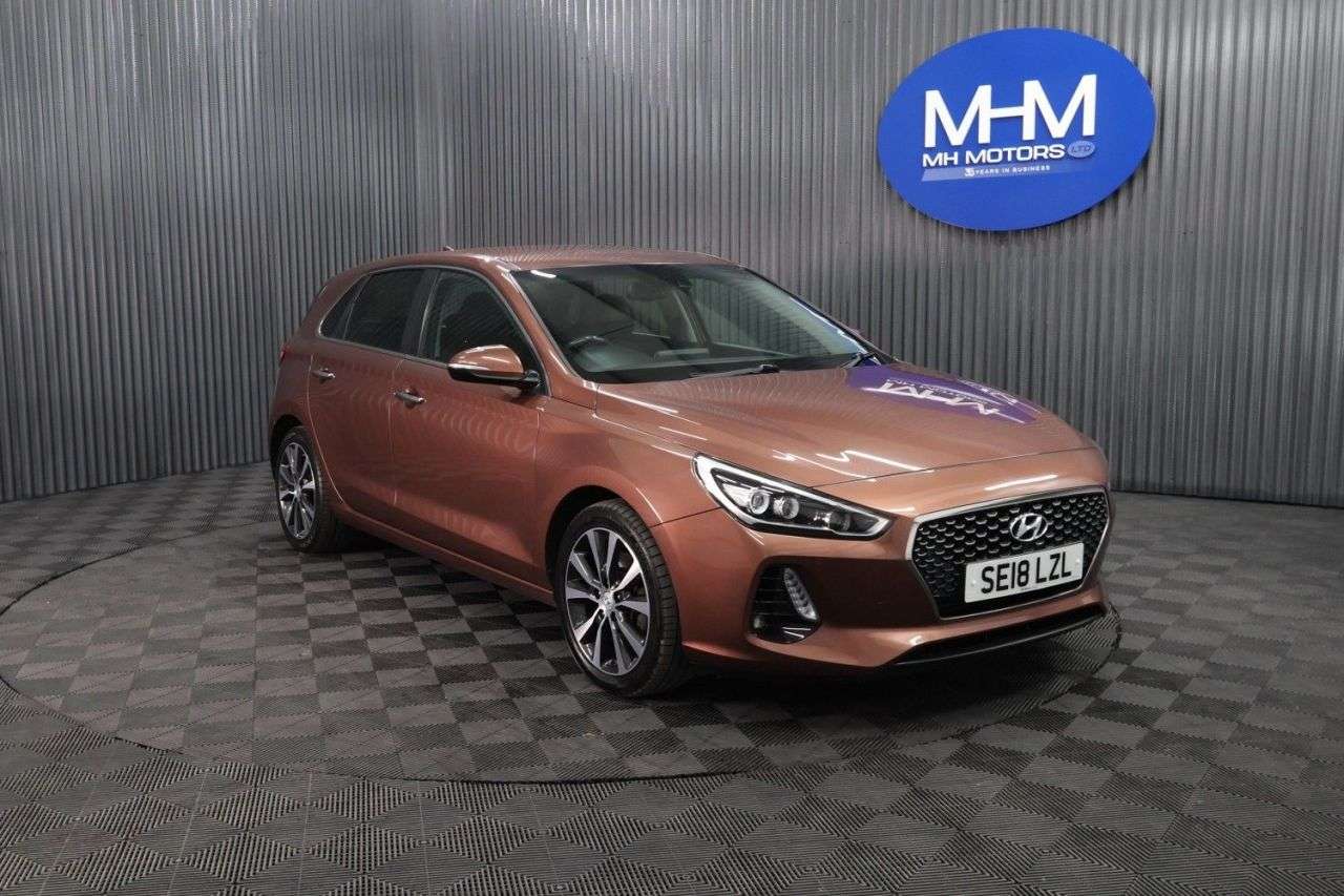 A 2018 HYUNDAI I30 1.6 CRDi Blue Drive Premium Hatchback 5dr Diesel Manual Euro 6 (s/s) (110 p A 2018 HYUNDAI I30 1.6 CRDi Blue Drive Premium Hatchback 5dr Diesel Manual Euro 6 (s/s) (110 p