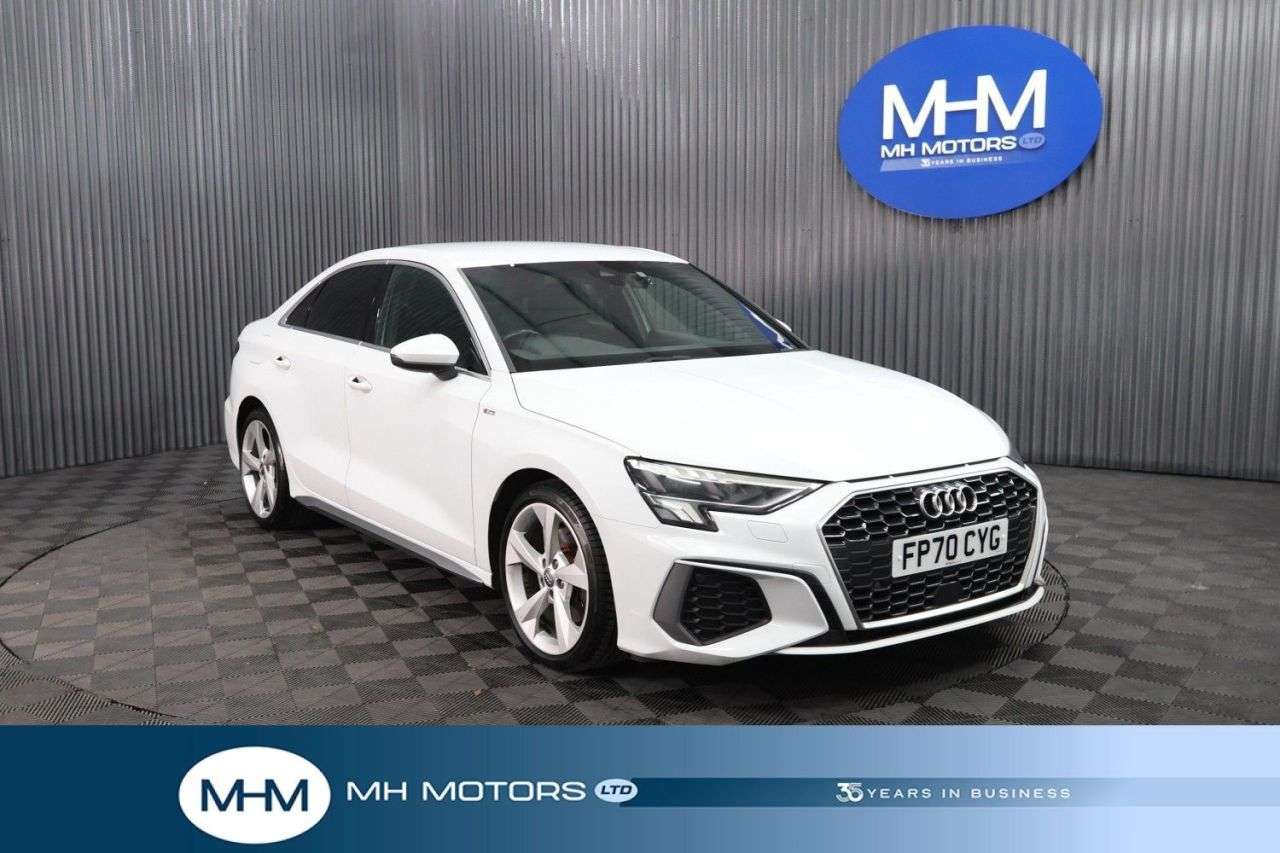 A 2020 AUDI A3 2.0 TDI 30 S line Saloon 4dr Diesel Manual Euro 6 (s/s) (116 ps) DIGITAL DA A 2020 AUDI A3 2.0 TDI 30 S line Saloon 4dr Diesel Manual Euro 6 (s/s) (116 ps) DIGITAL DA