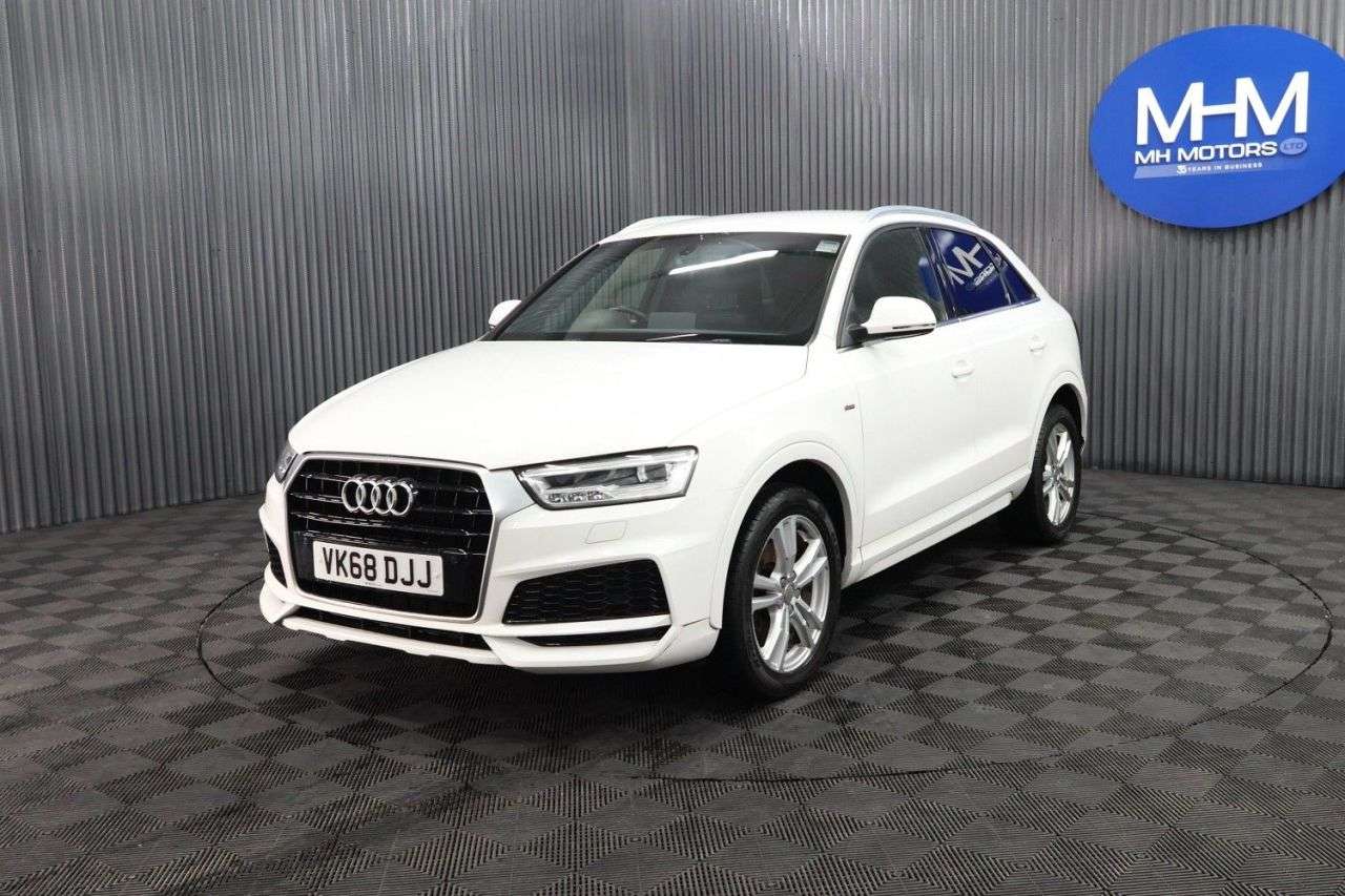 A 2018 AUDI Q3 2.0 TDI S line Edition SUV 5dr Diesel Manual Euro 6 (s/s) (150 ps) ECONOMIC A 2018 AUDI Q3 2.0 TDI S line Edition SUV 5dr Diesel Manual Euro 6 (s/s) (150 ps) ECONOMIC