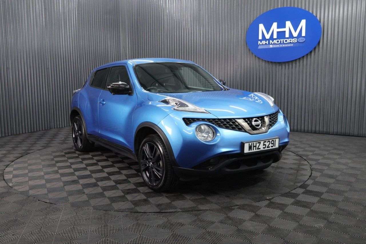 A 2018 NISSAN JUKE 1.6 Tekna SUV 5dr Petrol Manual Euro 6 (112 ps) LONG MOT / LOW INSURANCE GR A 2018 NISSAN JUKE 1.6 Tekna SUV 5dr Petrol Manual Euro 6 (112 ps) LONG MOT / LOW INSURANCE GR