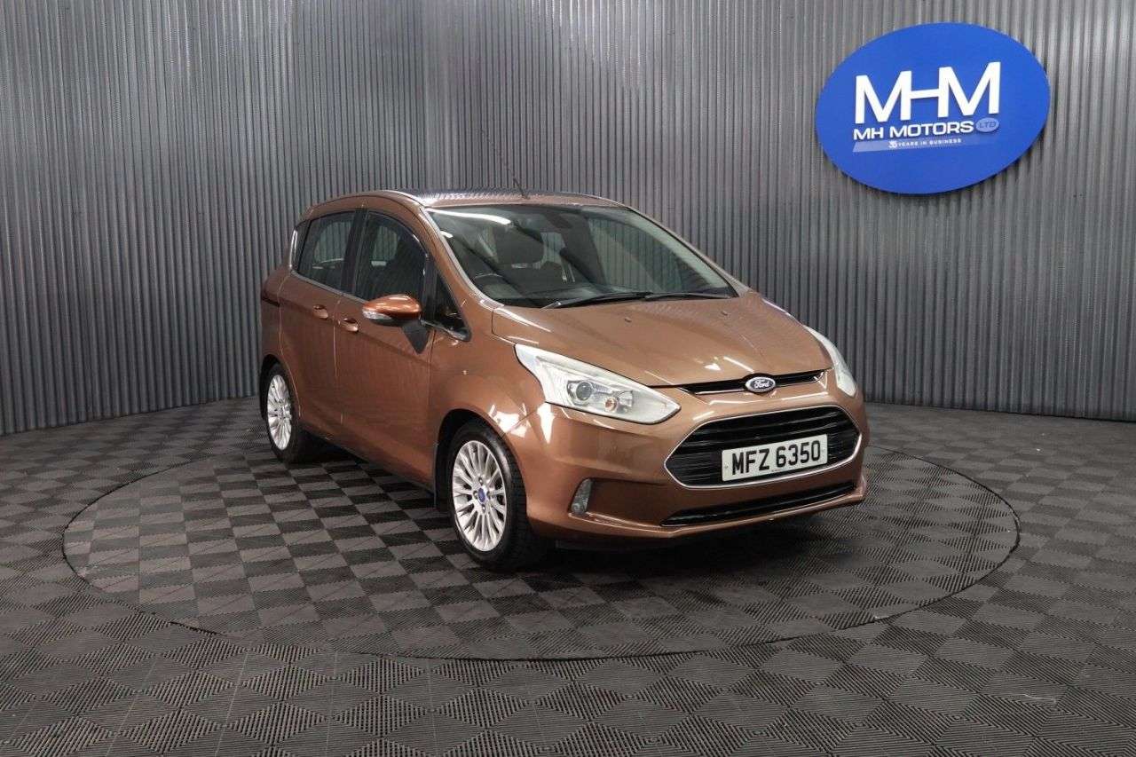 A 2013 FORD B-MAX 1.6 TDCi Titanium MPV 5dr Diesel Manual Euro 5 (95 ps) LONG MOT / SLIDING R A 2013 FORD B-MAX 1.6 TDCi Titanium MPV 5dr Diesel Manual Euro 5 (95 ps) LONG MOT / SLIDING R