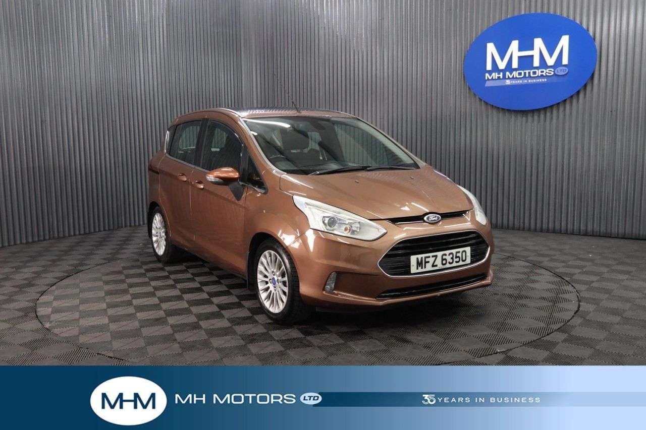 A 2013 FORD B-MAX 1.6 TDCi Titanium MPV 5dr Diesel Manual Euro 5 (95 ps) LONG MOT / SLIDING R A 2013 FORD B-MAX 1.6 TDCi Titanium MPV 5dr Diesel Manual Euro 5 (95 ps) LONG MOT / SLIDING R