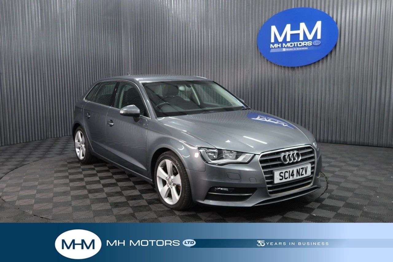 A 2014 AUDI A3 1.6 TDI Sport Sportback 5dr Diesel Manual Euro 5 (s/s) (105 ps) LONG MOT / A 2014 AUDI A3 1.6 TDI Sport Sportback 5dr Diesel Manual Euro 5 (s/s) (105 ps) LONG MOT /