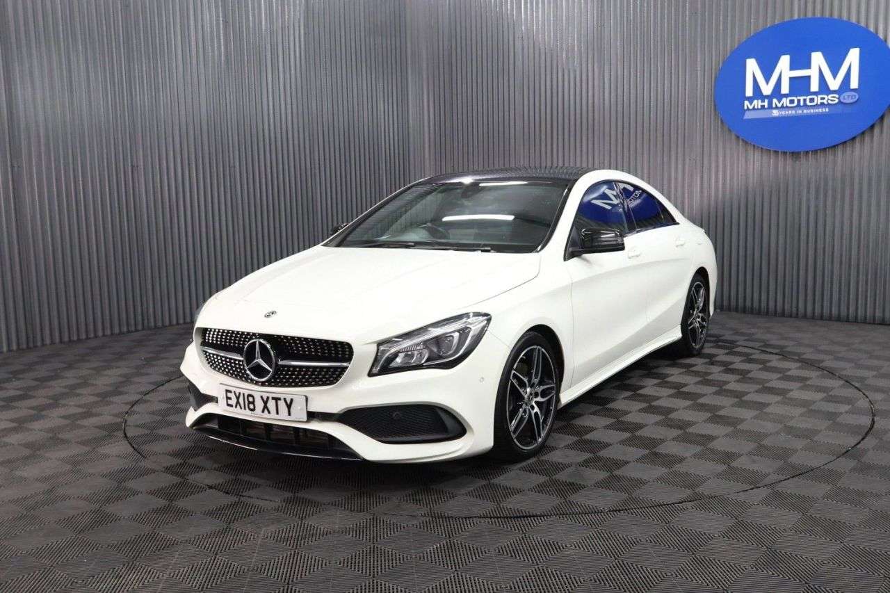 A 2018 MERCEDES-BENZ CLA 2.1 CLA220d AMG Line Coupe 4dr Diesel 7G-DCT Euro 6 (s/s) (177 ps) LONG MOT A 2018 MERCEDES-BENZ CLA 2.1 CLA220d AMG Line Coupe 4dr Diesel 7G-DCT Euro 6 (s/s) (177 ps) LONG MOT