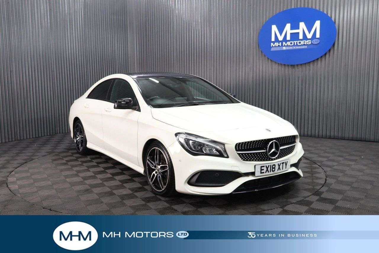 A 2018 MERCEDES-BENZ CLA 2.1 CLA220d AMG Line Coupe 4dr Diesel 7G-DCT Euro 6 (s/s) (177 ps) LONG MOT A 2018 MERCEDES-BENZ CLA 2.1 CLA220d AMG Line Coupe 4dr Diesel 7G-DCT Euro 6 (s/s) (177 ps) LONG MOT