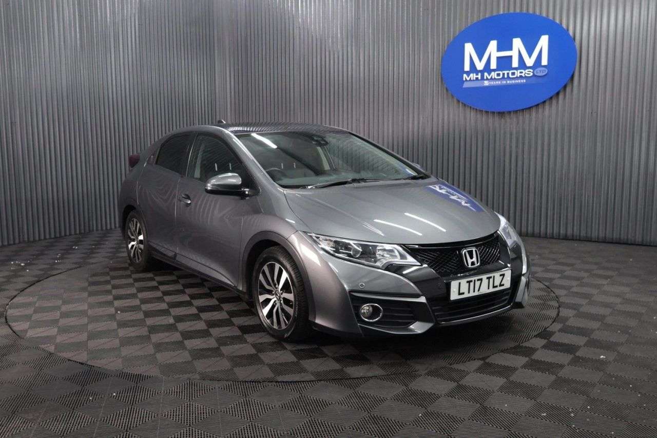 A 2017 HONDA CIVIC 1.6 i-DTEC SR Hatchback 5dr Diesel Manual Euro 5 (s/s) (120 ps) LOW ROAD TA A 2017 HONDA CIVIC 1.6 i-DTEC SR Hatchback 5dr Diesel Manual Euro 5 (s/s) (120 ps) LOW ROAD TA