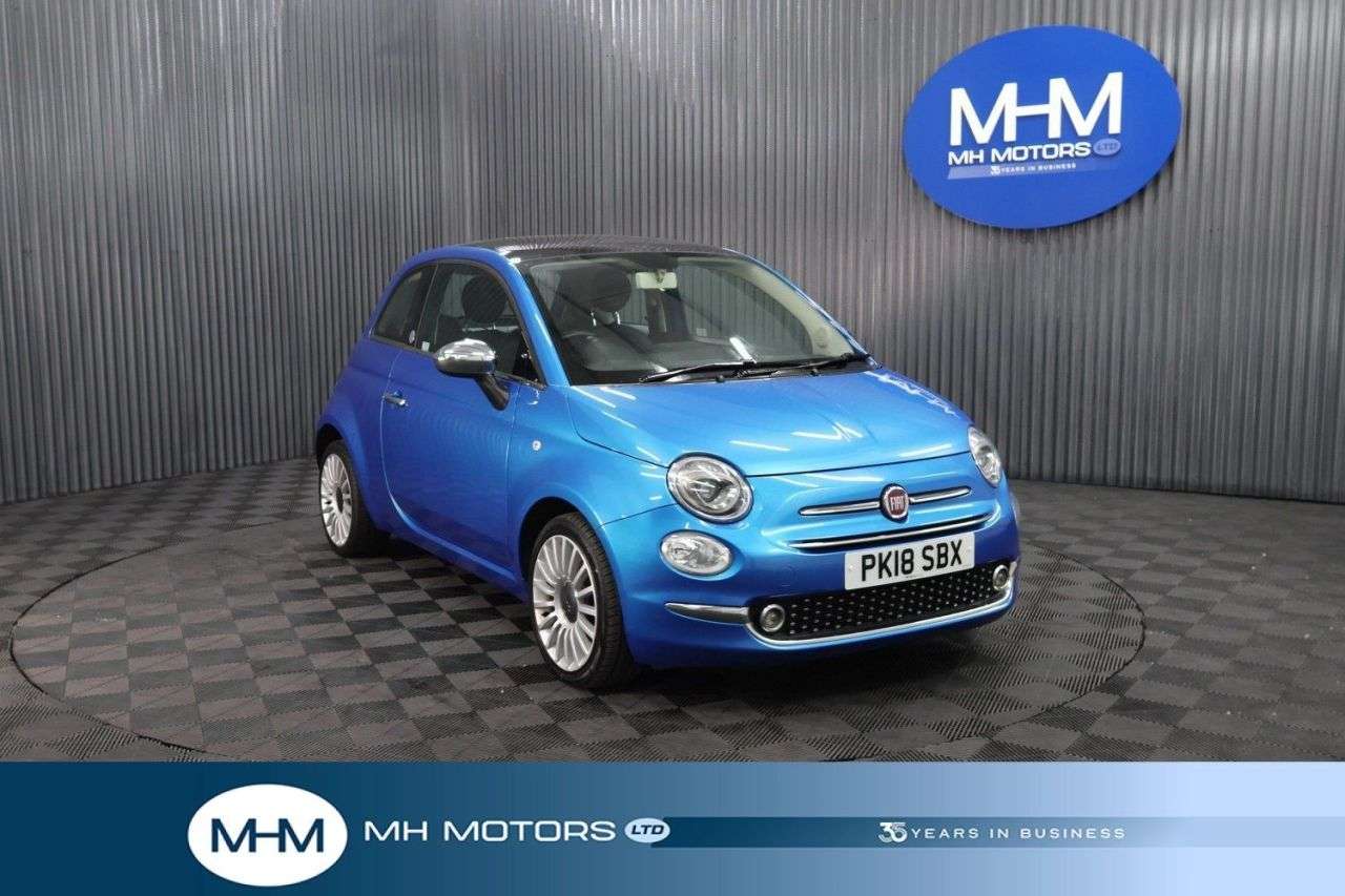 A 2018 FIAT 500 1.2 Mirror Hatchback 3dr Petrol Manual Euro 6 (s/s) (69 bhp) LONG MOT / LOW A 2018 FIAT 500 1.2 Mirror Hatchback 3dr Petrol Manual Euro 6 (s/s) (69 bhp) LONG MOT / LOW