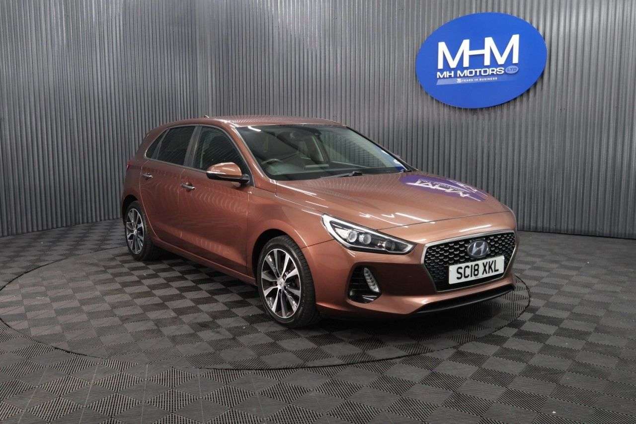 A 2018 HYUNDAI I30 1.6 CRDi Blue Drive Premium Hatchback 5dr Diesel Manual Euro 6 (s/s) (110 p A 2018 HYUNDAI I30 1.6 CRDi Blue Drive Premium Hatchback 5dr Diesel Manual Euro 6 (s/s) (110 p