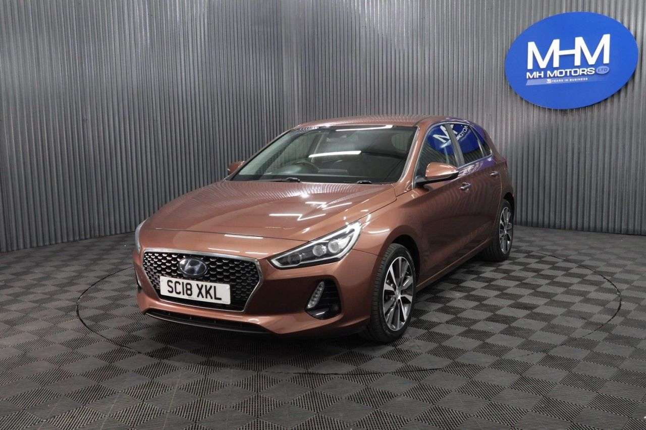 A 2018 HYUNDAI I30 1.6 CRDi Blue Drive Premium Hatchback 5dr Diesel Manual Euro 6 (s/s) (110 p A 2018 HYUNDAI I30 1.6 CRDi Blue Drive Premium Hatchback 5dr Diesel Manual Euro 6 (s/s) (110 p